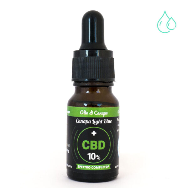 Olio cbd 10% in olio di canapa