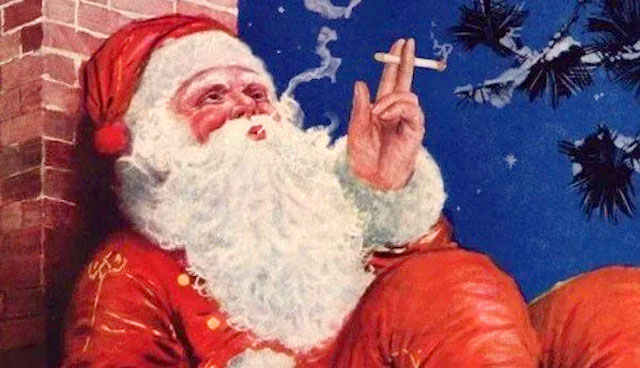 Weihnachtsmann Legaler Hanf CBD Tradition