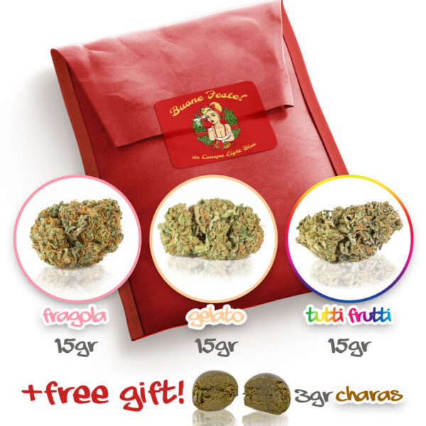 Kit regalo CBD canapa light natale conoscitore