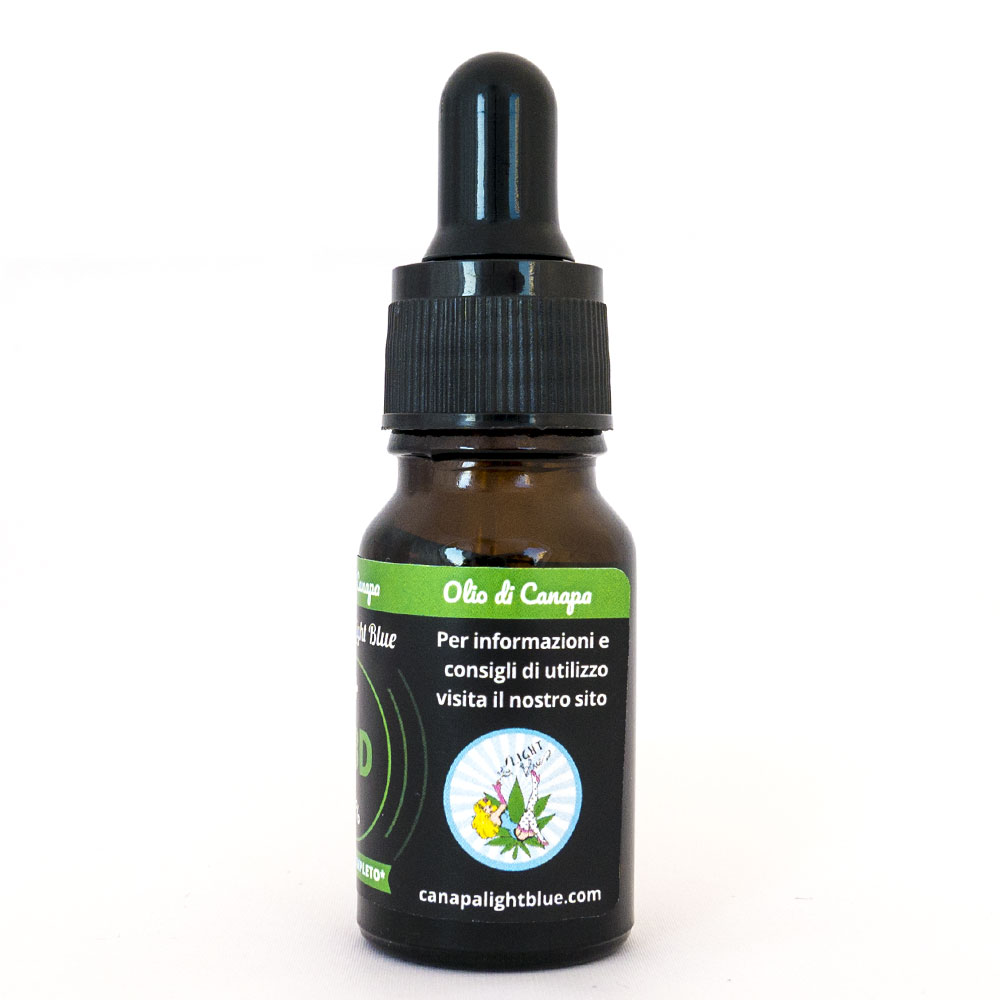 CBD Oil 5% - from Cannabis Sativa - Canapa Light blue