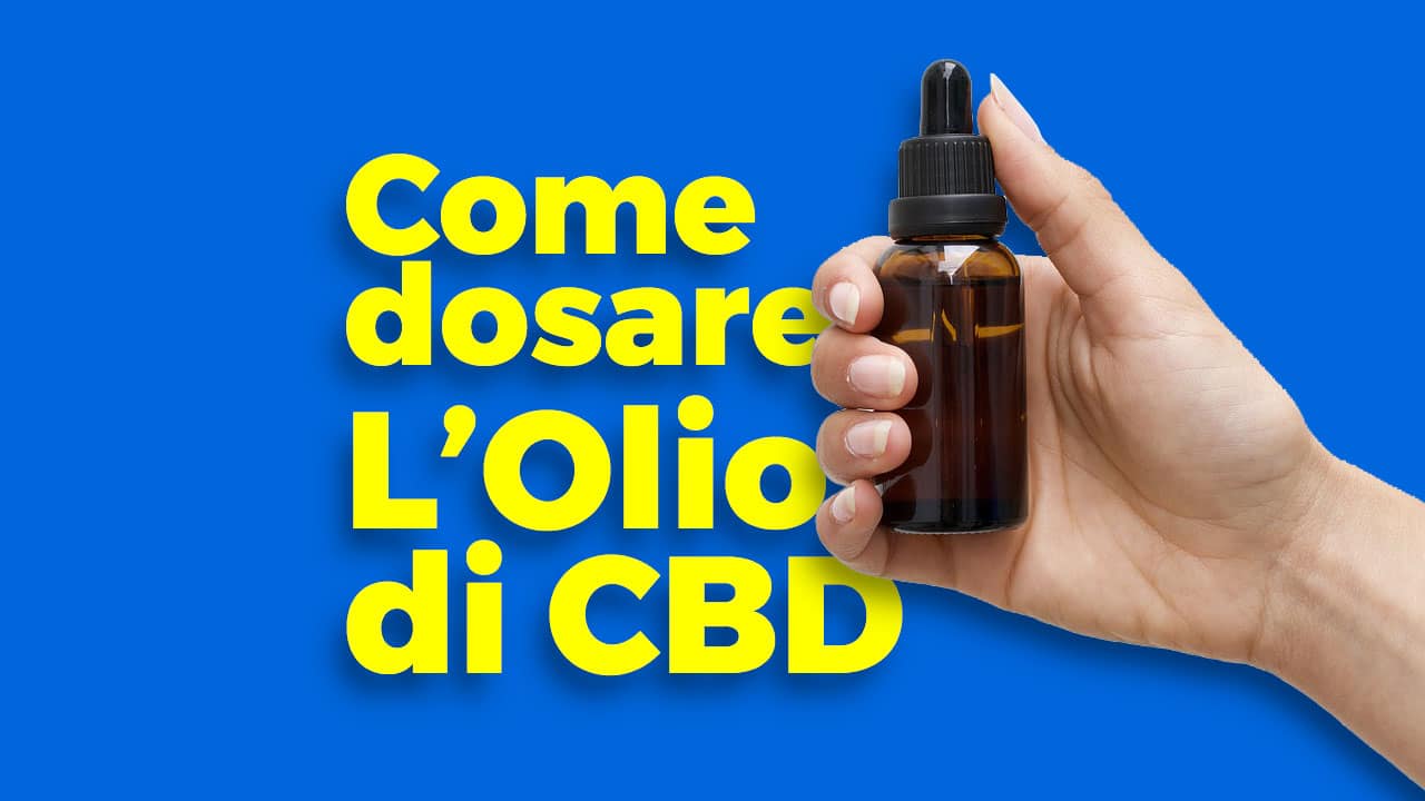 dosaggio olio di cbd copertina