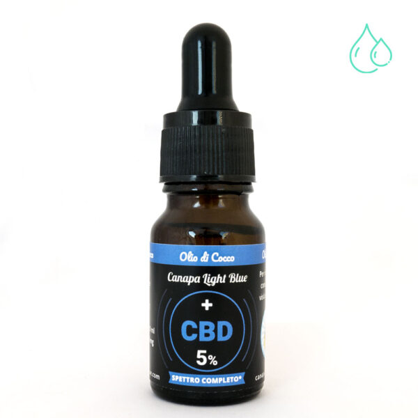 Olio cbd 5% in olio di cocco